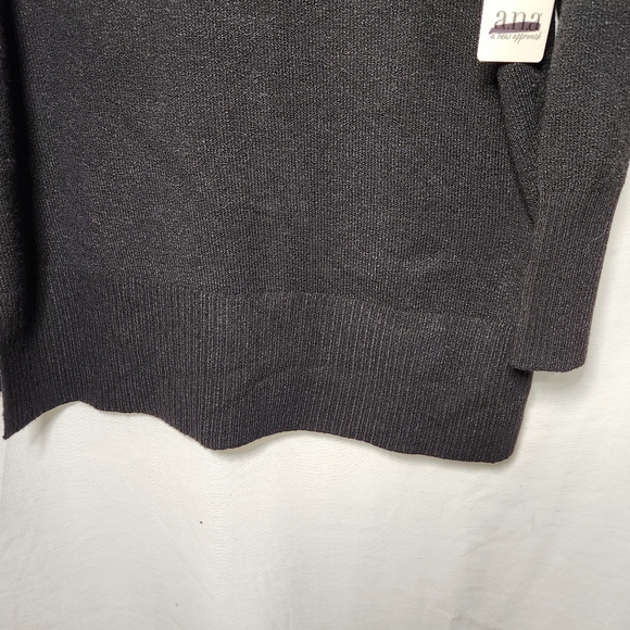 A.N.A Black  Knit V Neck Long Sleeve Pullover Sweater Size 0X - Picture 5 of 12